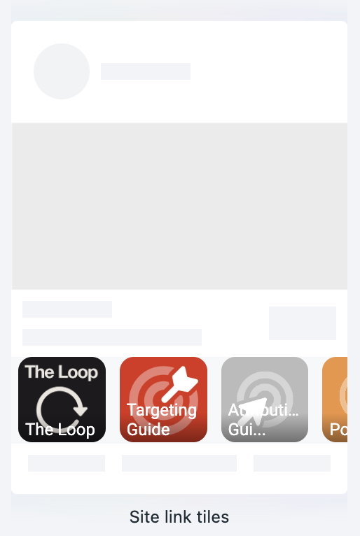 Site link tiles